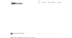 Desktop Screenshot of isn-partners.com