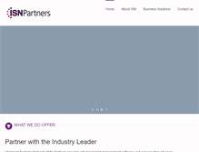 Tablet Screenshot of isn-partners.com